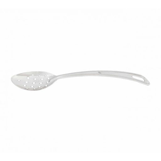 Thunder Group SLSBA513 9" Perforated Curved Basting Spoon With Hanging Slot, Stainless Steel, 18 Gauge, 1.2Mm Thickness, Heavy-Duty