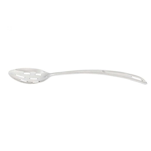 Thunder Group SLSBA612 10-1/2" Slotted Curved Basting Spoon With Hanging Slot, Stainless Steel, 18 Gauge, 1.2 MM Thickness, Heavy-Duty