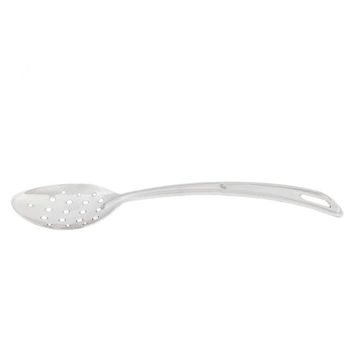 Thunder Group SLSBA613 10-1/2" Perforated Curved Basting Spoon With Hanging Slot, Stainless Steel, 18 Gauge, 1.2Mm Thickness, Heavy-Duty