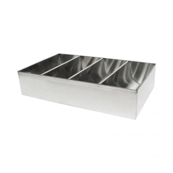 Thunder Group SLSCB04 4 Compartment, Stainless Steel