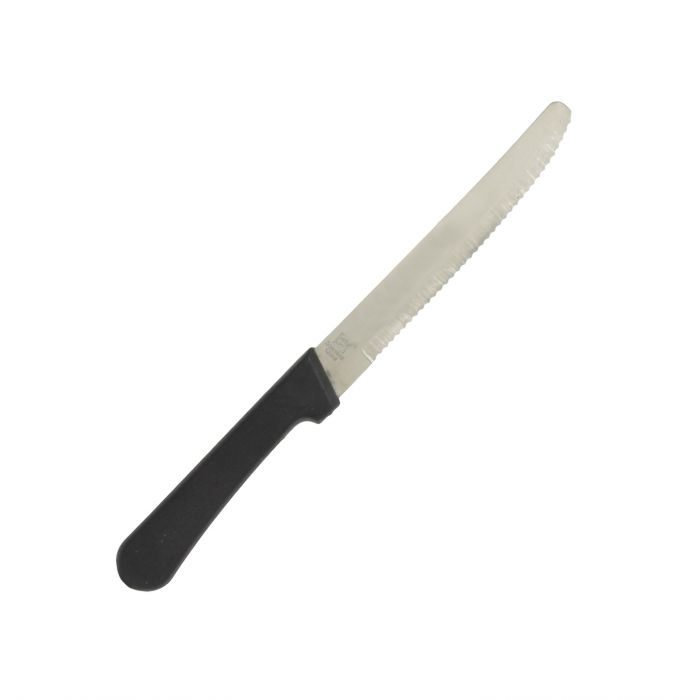 Thunder Group SLSK116 5" Blade Round Tip Steak Knife/Plastic Handle - Dozen
