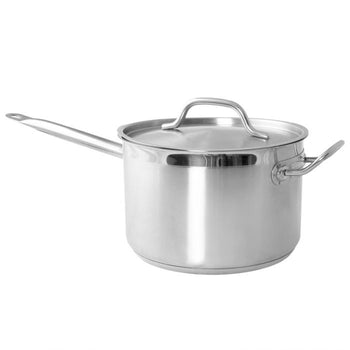 Thunder Group SLSSP076 7.6 Qt 18/8 Stainless Steel Sauce Pan