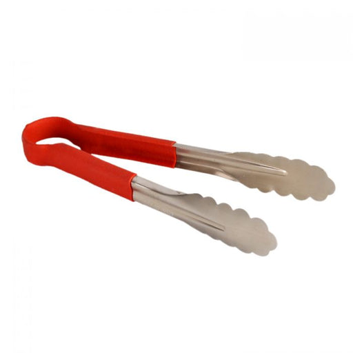 Thunder Group SLTG810R 10" Stainless Tong, Red