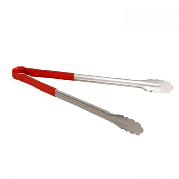 Thunder Group SLTG816R 16" Stainless Tong, Red