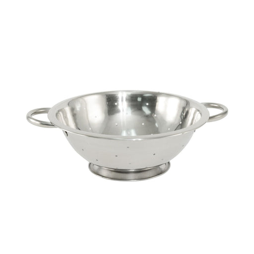 CAC China SMCD-3 Colander Stainless Steel Handled and Footed 3 quart