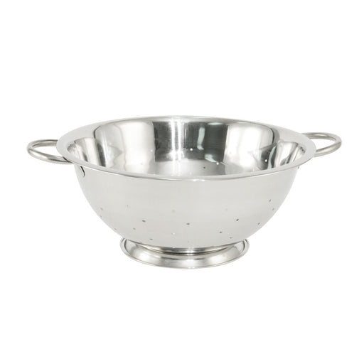 CAC China SMCD-8 Colander Stainless Steel Handled and Footed 8 quart