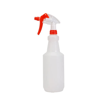 CAC China SPBT-28R 28 oz./900ML Plastic Spray Bottle with Red Trigger