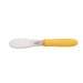 CAC China SPSP-4YL 3-7/8-inches Blade Stainless Steel Serrated Spreader Yellow Plastic Handle