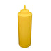 CAC China SQBT-24Y 24 oz. Squeeze Bottle, Yellow, 6-PC/Pack