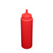 CAC China SQBT-8R 8 oz. Squeeze Bottle, Red, 6-PC/Pack