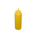 CAC China SQBT-W-32Y 32 oz. Wide-Mouth Squeeze Bottle, Yellow, 6-PC/Pack