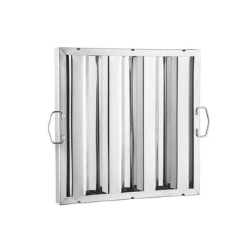 CAC China SRHF-1616 Hood Filter Stainless Steel 16-inches Width x 16-inches Height