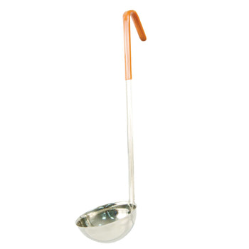 CAC China SSLD-80OR 8 oz. Ladle One-Piece with Orange Handle