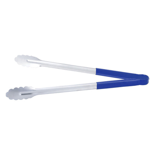 CAC China STCH-16BL 16-inches Stainless Steel Tong with Blue Handle