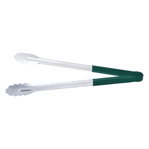 CAC China STCH-16GN 16-inches Stainless Steel Tong with Green Handle