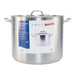 CAC China STKP-60 Stock Pot Stainless Steel with Lid 60 quart