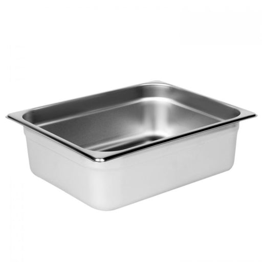 Thunder Group STPA2124 Half Size, 4" Deep, Anti-Jam, Heavy-Duty, Stainless Steel 18-8, 304 Material, True 22 Gauge, Dishwasher Safe, No Microwave, Oven Safe, NSF