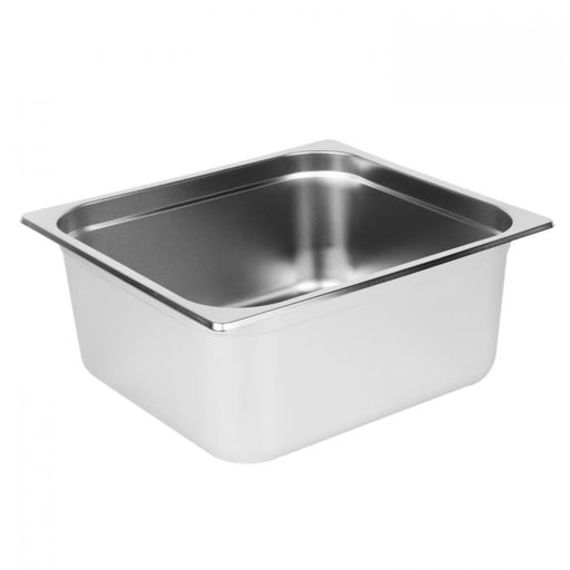 Thunder Group STPA3236 Two-Thirds Size, 6" Deep, Anti-Jam, Heavy-Duty, Stainless Steel 18-8, 304 Material, True 24 Gauge, Dishwasher Safe, No Microwave, Oven Safe, NSF