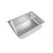 CAC China STPH-S25-4 Half Size 4-inches H Standard Steam Table Pan 25 Gauge