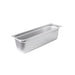 CAC China STPHL-22-6 Half Long Size 6-inches Height Anti-Jam Steam Table Pan 22 Gauge