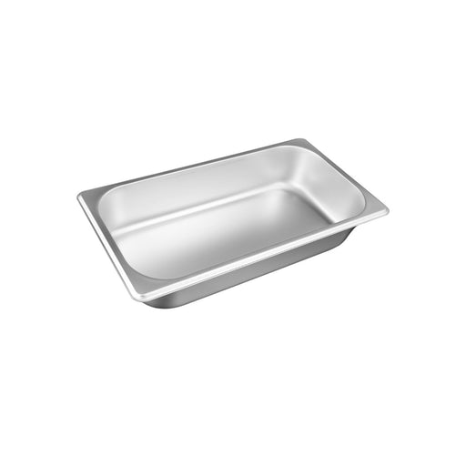 CAC China STPT-S25-2 1/3 Size 2-1/2-inches H Standard Steam Table Pan 25 Gauge