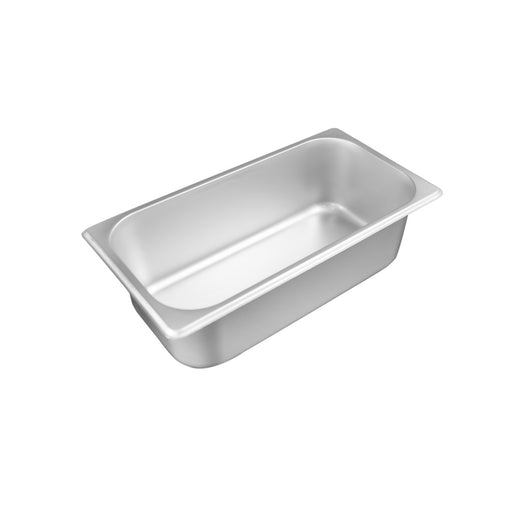 CAC China STPT-S25-4 1/3 Size 4-inches H Standard Steam Table Pan 25 Gauge