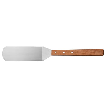 CAC China TNRW-LH93 Turner Stainless Steel with Long Wood Handle 8-1/2-inches