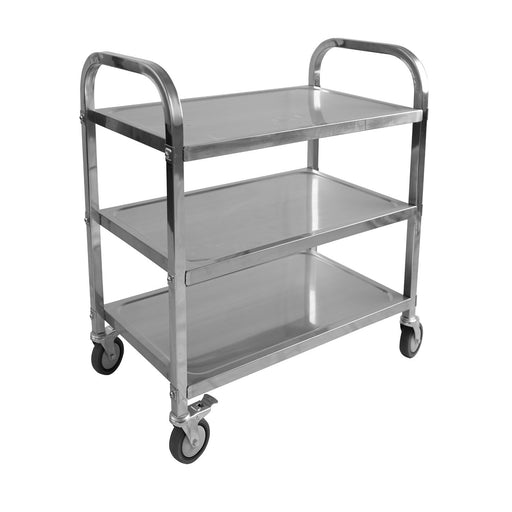 CAC China UCSS-30 3-Tier Stainless Steel Trolley