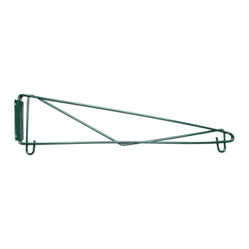 Thunder Group WBEP021 21" Direct Wall Bracket, Single Shelf Support, Green Epoxy