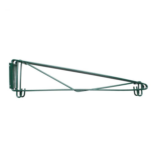 Thunder Group WBEP221 21" Direct Wall Bracket, Double Shelf Support, Green Epoxy