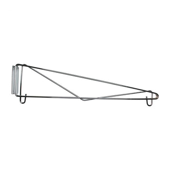 Thunder Group WBSV021 21" Direct Wall Bracket, Single Shelf Support, Chrome