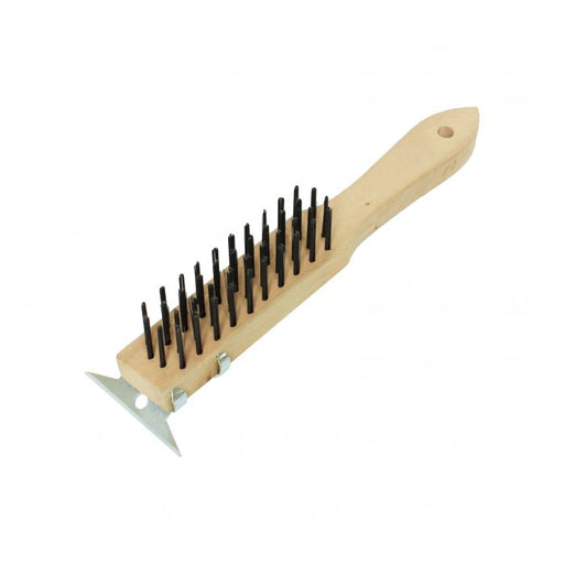 Thunder Group WDBS011H 11" Heavy Duty Wire Brush With Scraper