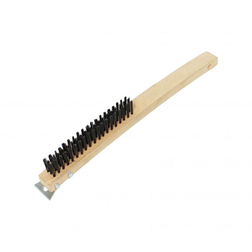 Thunder Group WDBS014 14" Wire Brush With Scraper