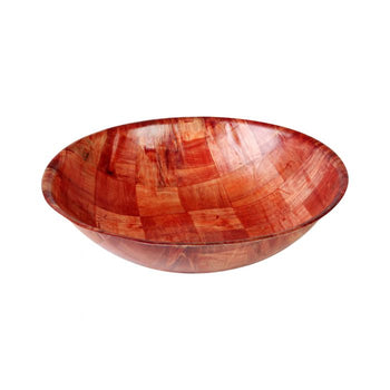 Thunder Group WDTSB012 12" X 2 3/4" Woven Wood Bowl - Dozen