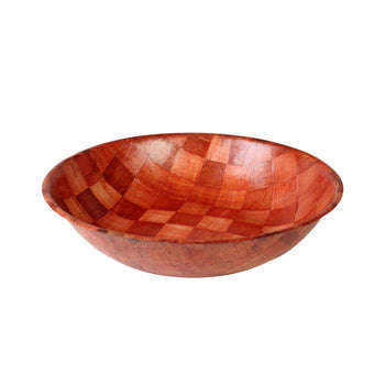 Thunder Group WDTSB020 20" X 4 1/2" Woven Wood Bowl - Dozen