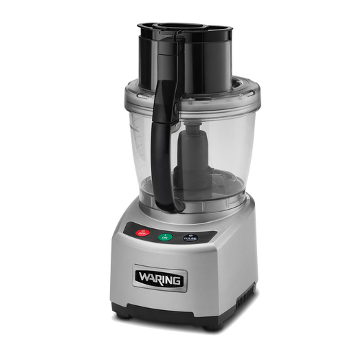 Waring WFP16S 4 Quart Bowl Cutter Mixer Food Processor with Patented LiquiLock Seal System