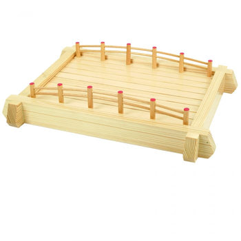 Thunder Group WOBR43 43 CM Wood Bridge, 17"